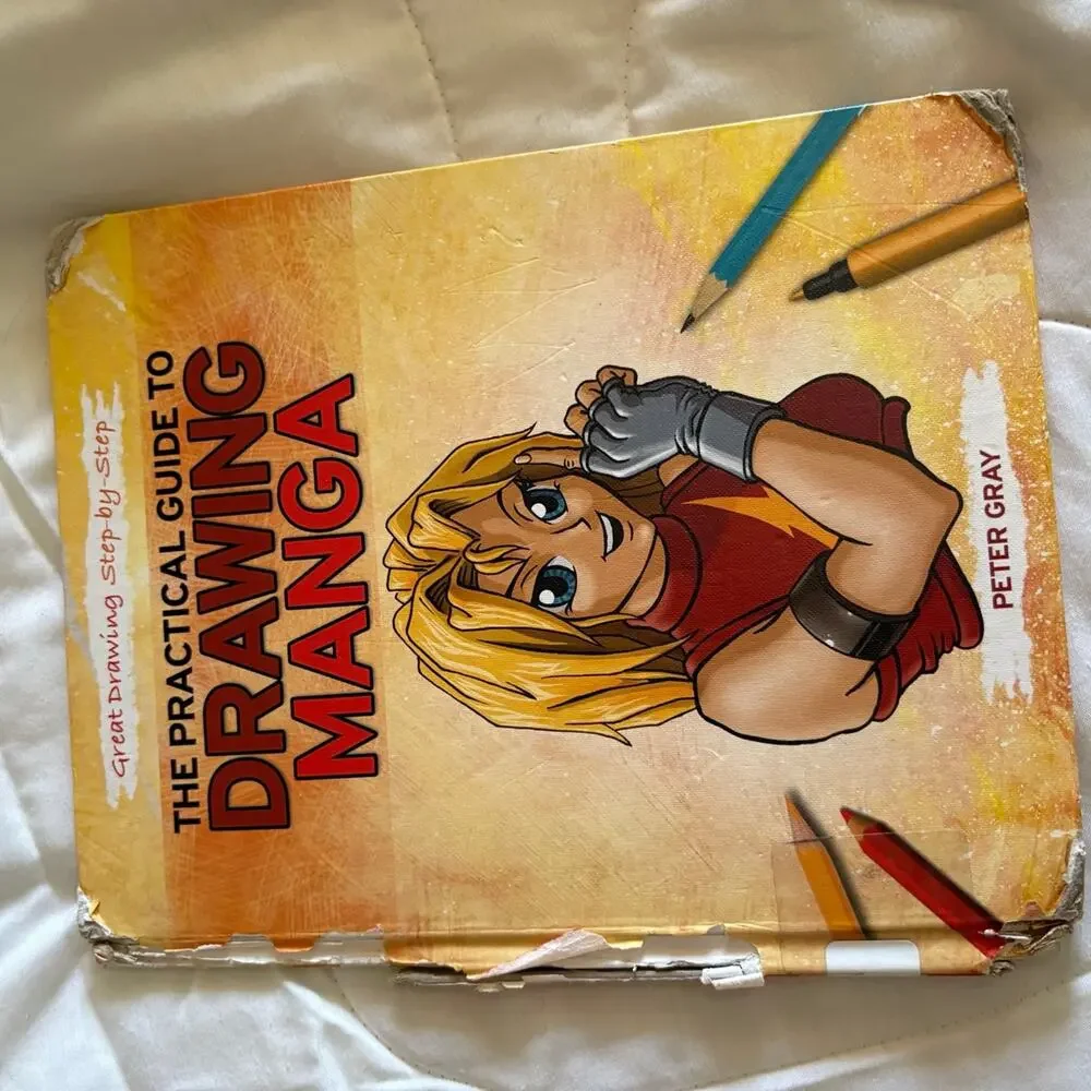 Lot of 5 Manga Drawing Books Ben Krefta Chris Hart Scholastic Anime Art